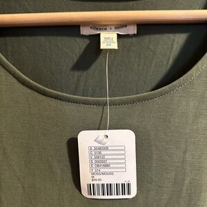 Silence + Noise Moss Green Tee